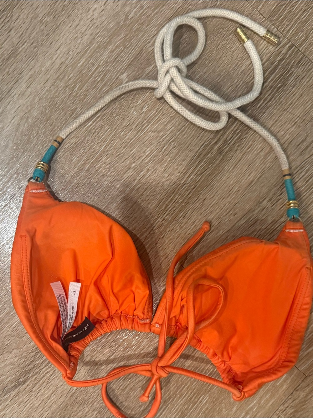 Vix Bright Orange Swim Brief - Picture 2 of 3